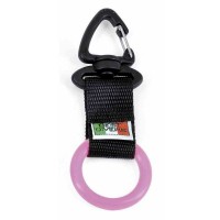 CLIP ANELLO SILICONE ROSA-